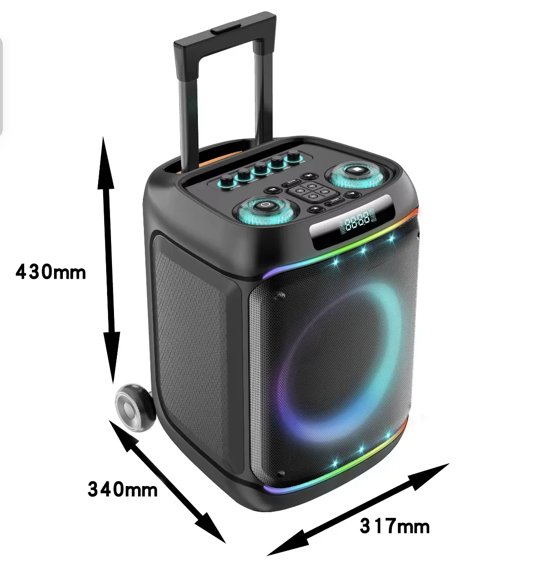 SG8 measured dimensions diagram